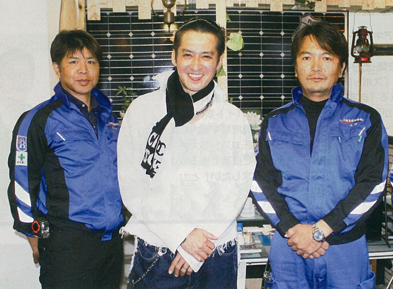 代表取締役 王 剛 と 取締役専務 儀間 良太