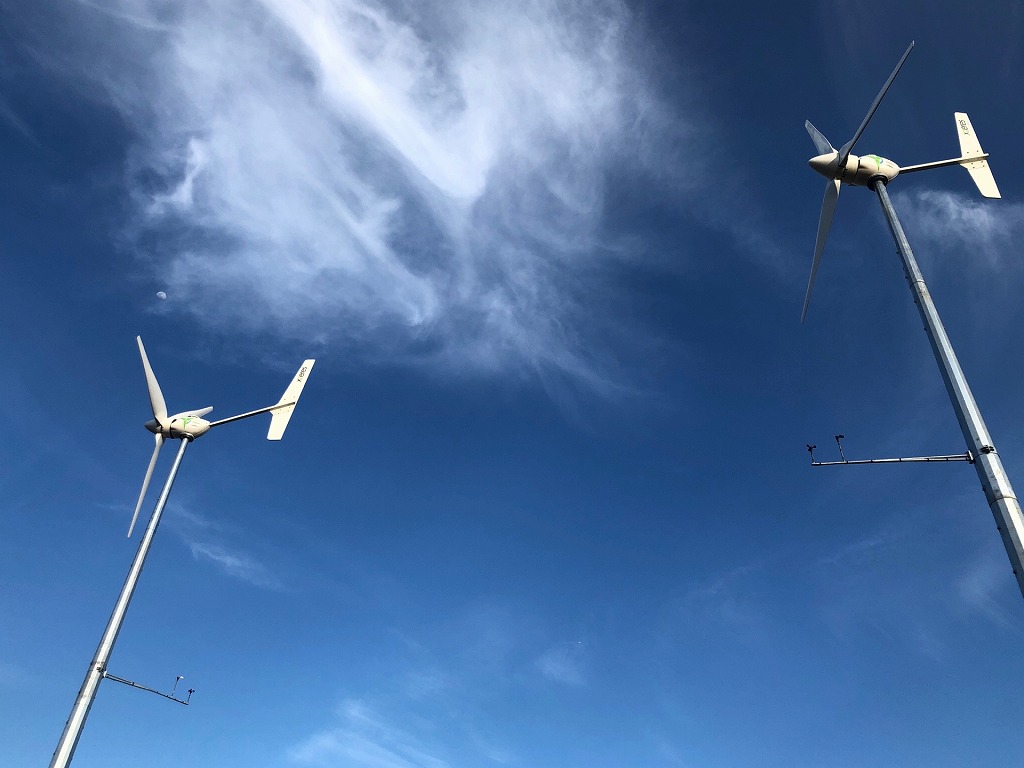 風力発電　施工後